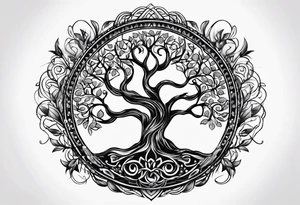 tree of life tattoo idea