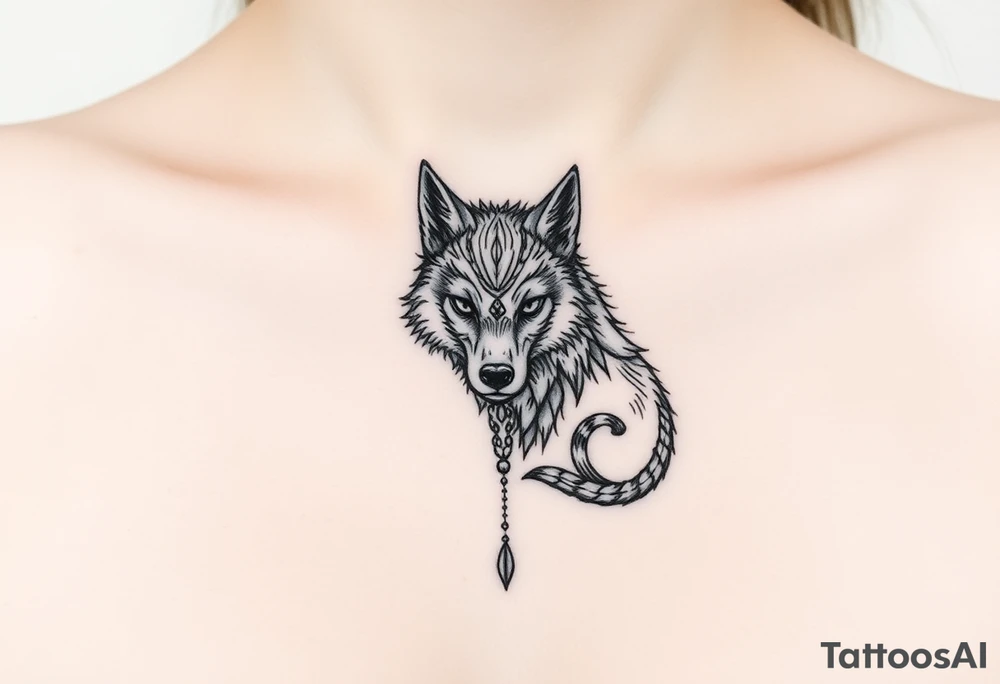 Big bad wolf nursery ryhme tattoo idea