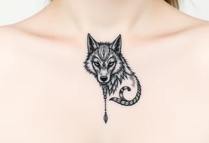 Big bad wolf nursery ryhme tattoo idea