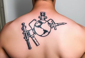 Operation Iraqi freedom combat marine tattoo idea