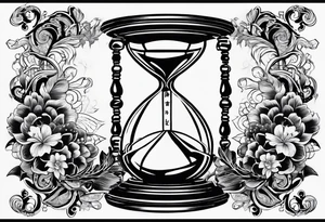 Kaizen Japanese, hour glass to show time is of the essence, veni vidi vici tattoo idea