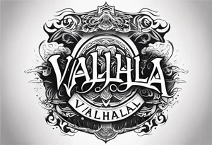 Valhalla mist fog tattoo idea