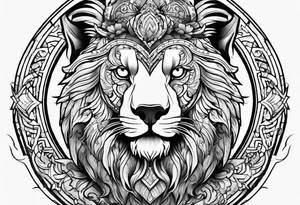 Nordic hunter tattoo idea