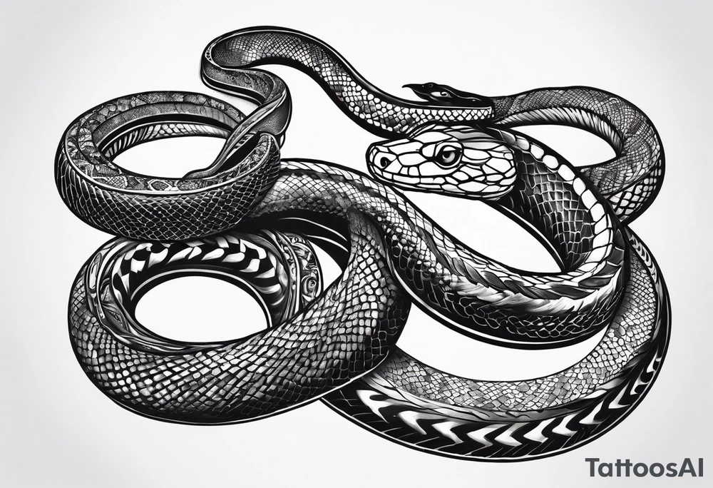I want a snake tattoo tattoo idea