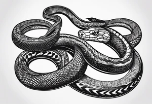 I want a snake tattoo tattoo idea