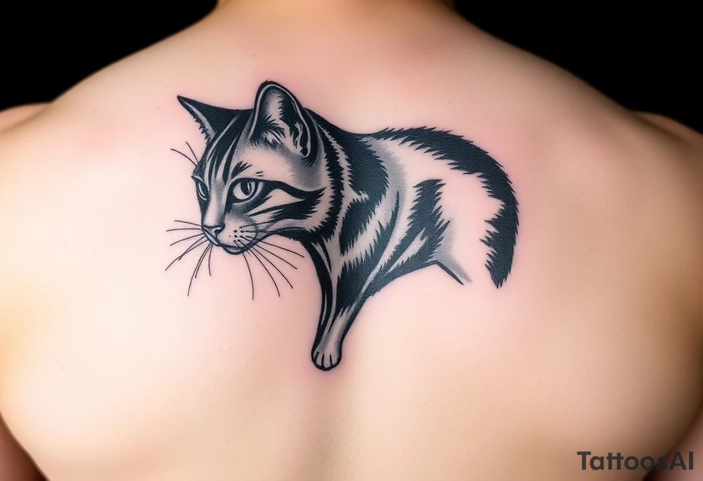 Black Cat tattoo idea
