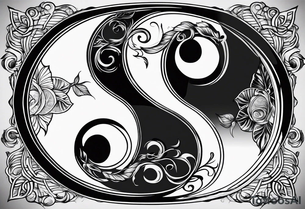 yin yang, water tattoo idea