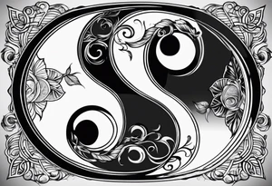 yin yang, water tattoo idea