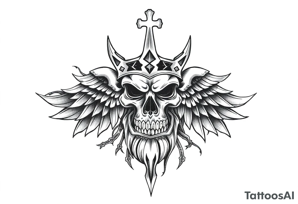 American and German heritage, with Christian traditions tattoo idea