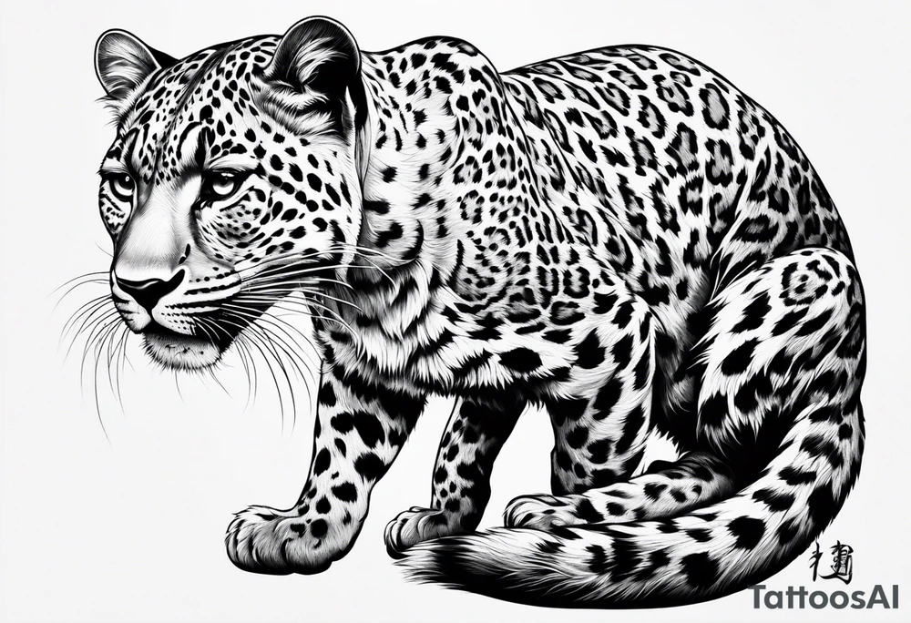 leopard tattoo idea