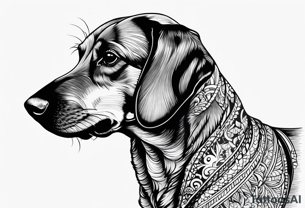 Dashchund tattoo idea