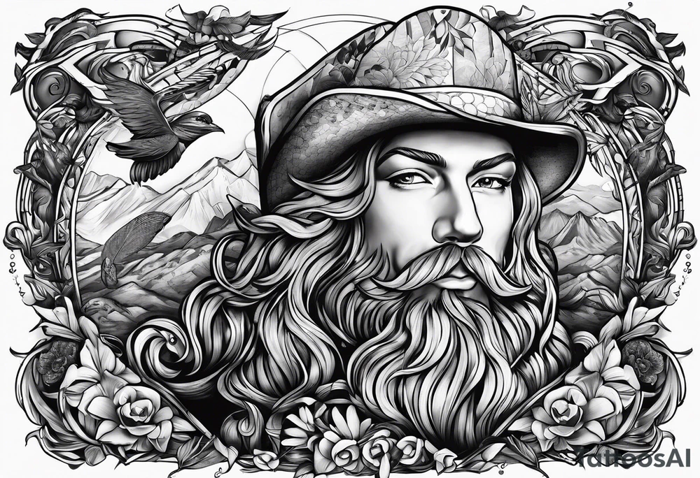 The name Hudson Sugden as a tattoo artist tattoo idea