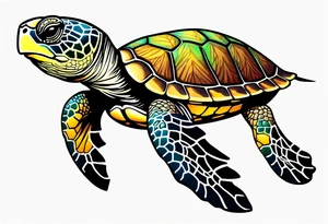 small seaturtle
 tattoo tattoo idea
