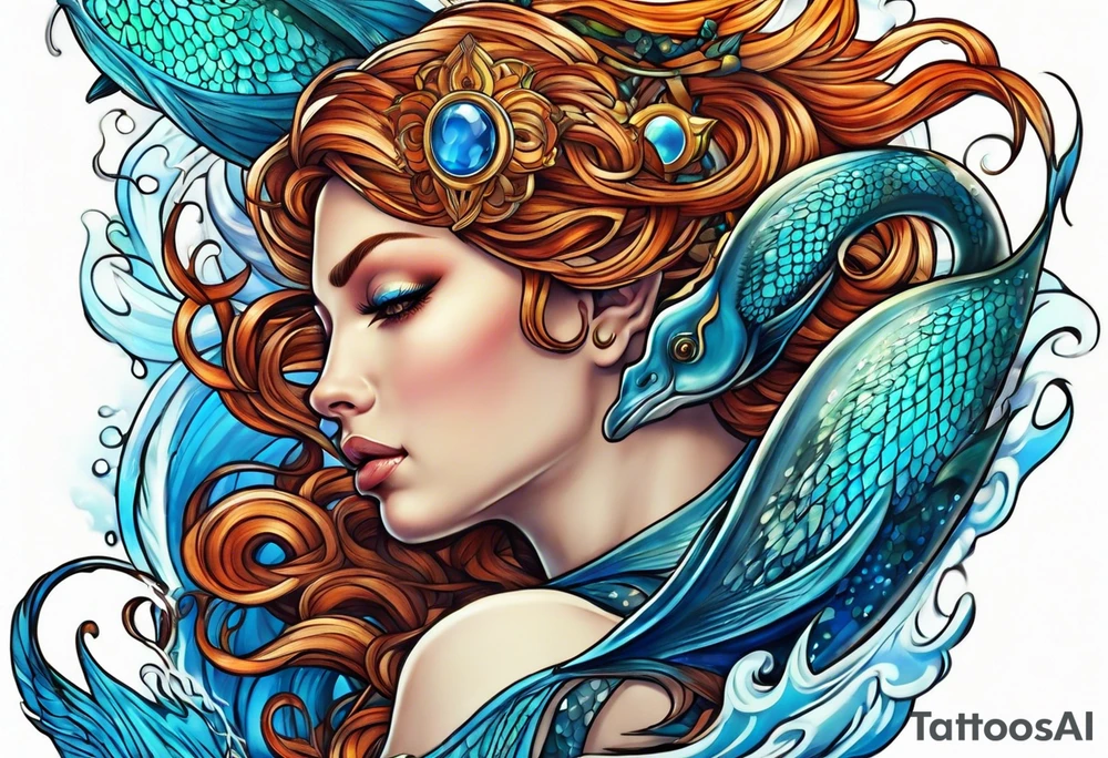 Aquarius tattoo idea