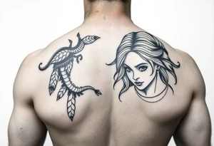 Father and daughter tattoos tattoo idea