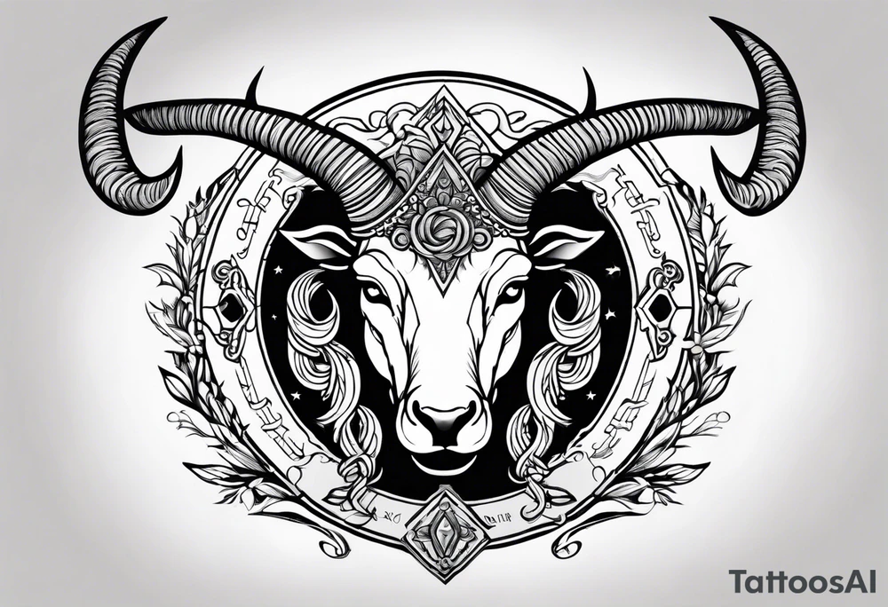 Strength  Capricorn wisdom tattoo idea
