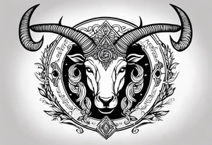 Strength  Capricorn wisdom tattoo idea