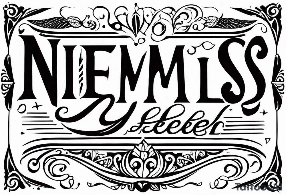 niemals aufgeben tattoo idea
