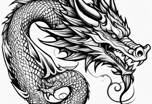 Girly Dragon tattoo idea