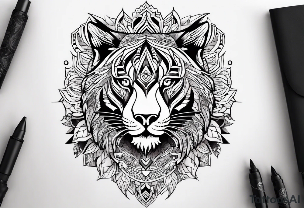 Три крыла расположенные по кругу tattoo idea