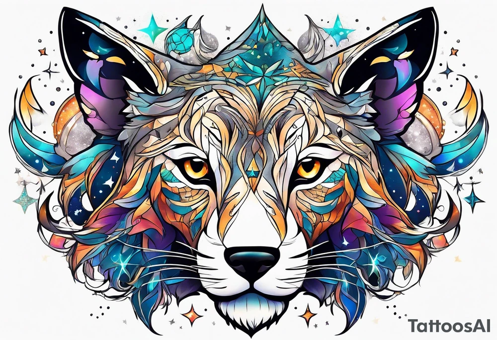 Constellation, animal tattoo idea