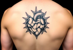 heart with thorns around it from berserk tattoo idea