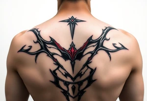 female fetish red latex dominatrix tattoo idea