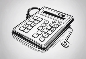 CALCULATOR
, STETHOSCOPE tattoo idea