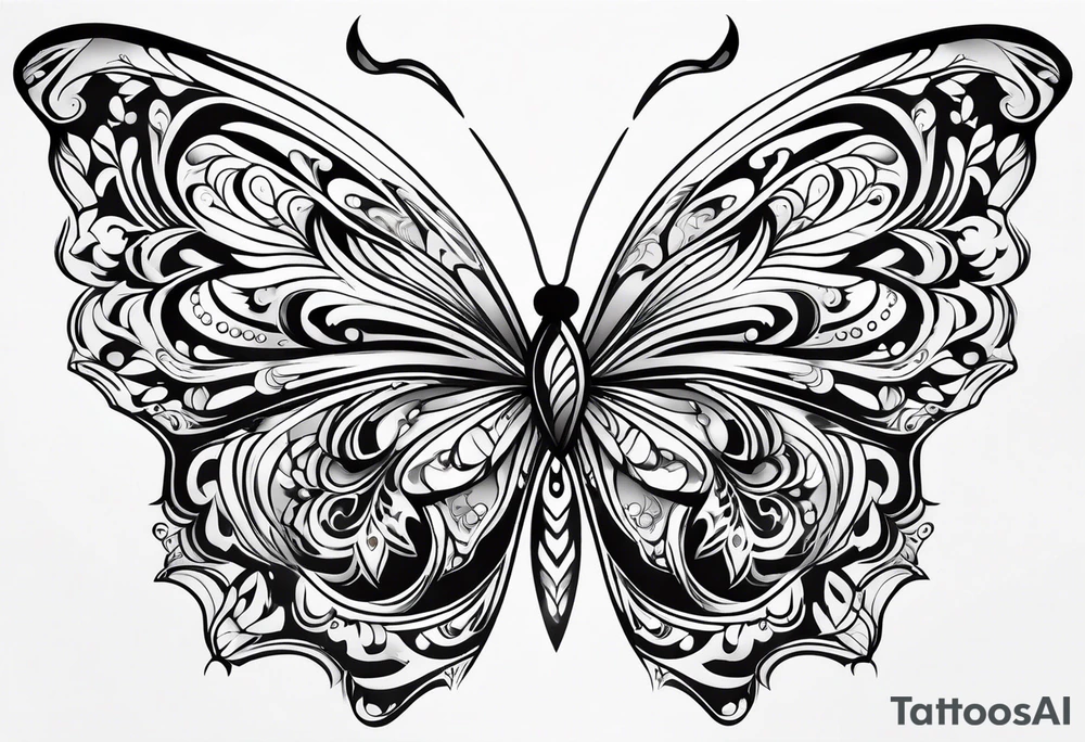 Butterfly tattoo idea