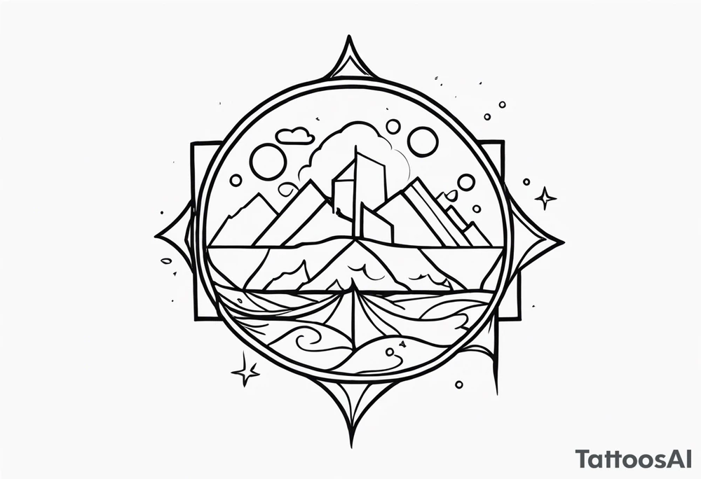 losing something - gaining something tattoo idea