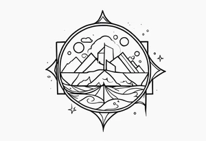 losing something - gaining something tattoo idea
