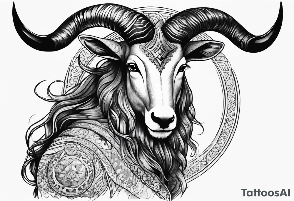 Men Capricorn tattoo tattoo idea