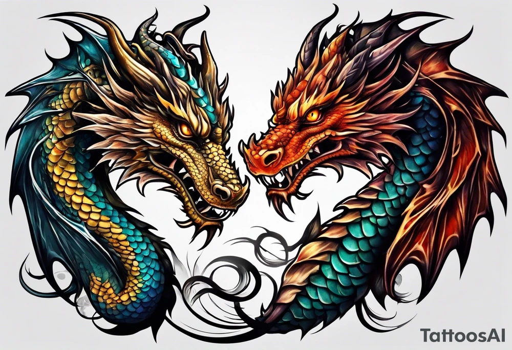 Dragon tattoo idea