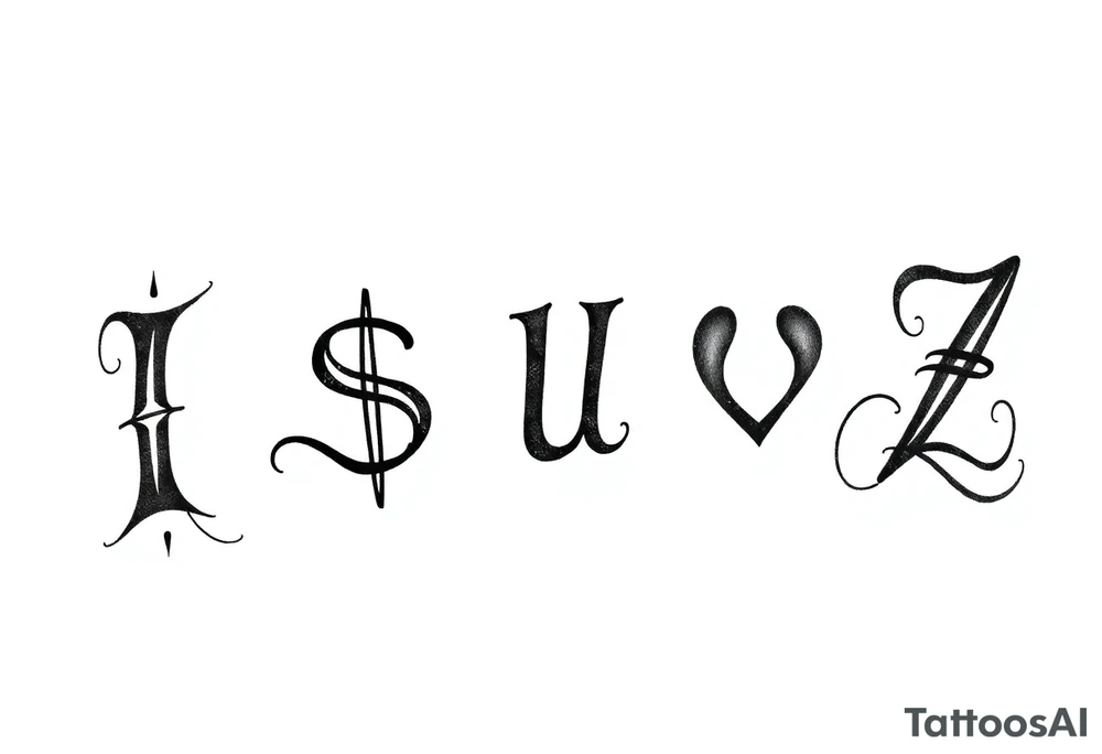 It'll be a large tattoo cross my stomach kind of arched like the old white trash tattoos you'd see like in the 90s. The word it's going to be I S $ U ə Z the second s is going to be money signed backwards the E is going to be backwards and kind of tilted more like like the Internet Explorer e or maybe it's Intel or something like that these going to be lowercase and backwards kind of tilted tattoo idea