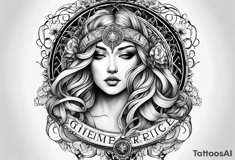 Gemini zodiac tattoo idea