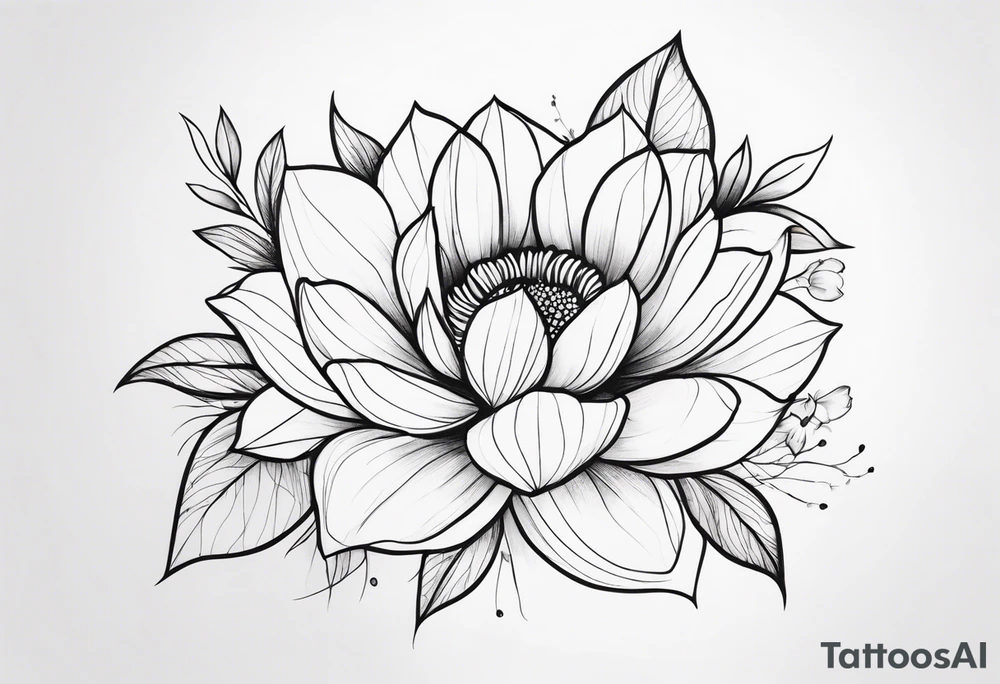 flower tattoo idea