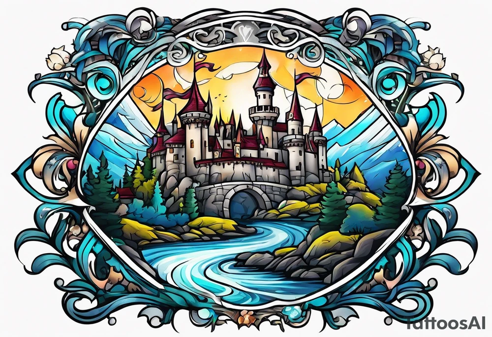 Howls Castle tattoo idea
