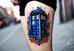 Doctor who tardis tattoo idea