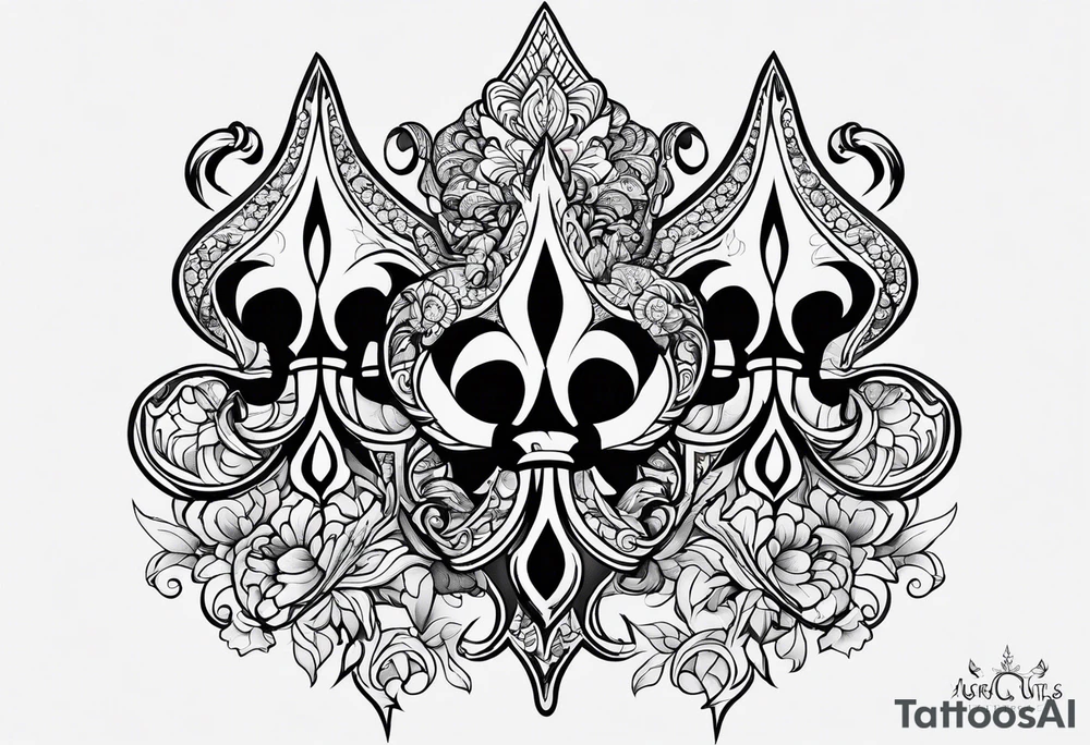 Fleur de lis tattoo idea