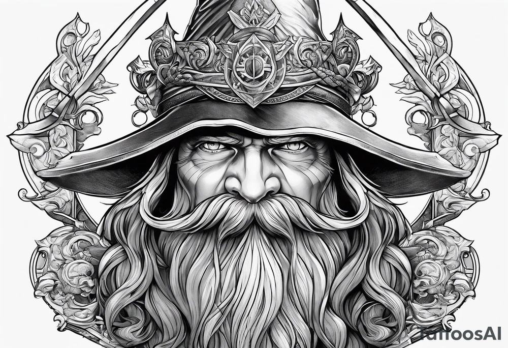 Wizardry, Weapons, Fantasy tattoo idea