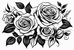 so beutiful Roses tattoo idea