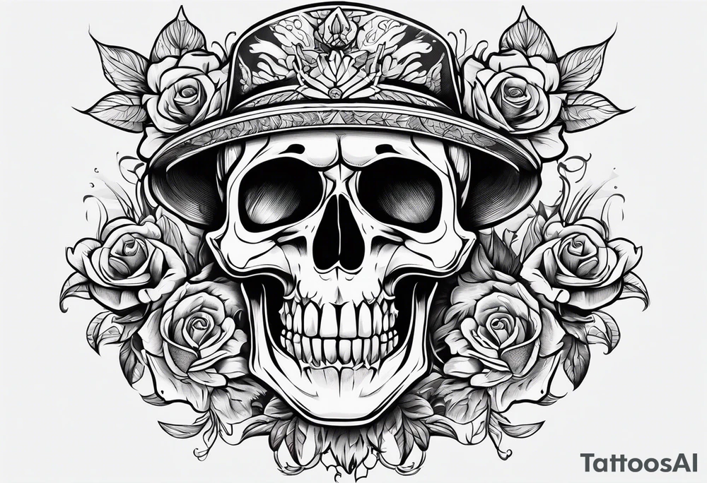 skeleton tattoo idea