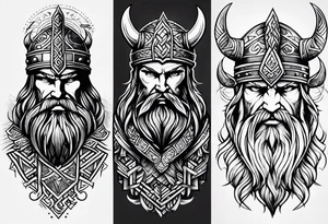 viking style tattoo for sleeve tattoo idea