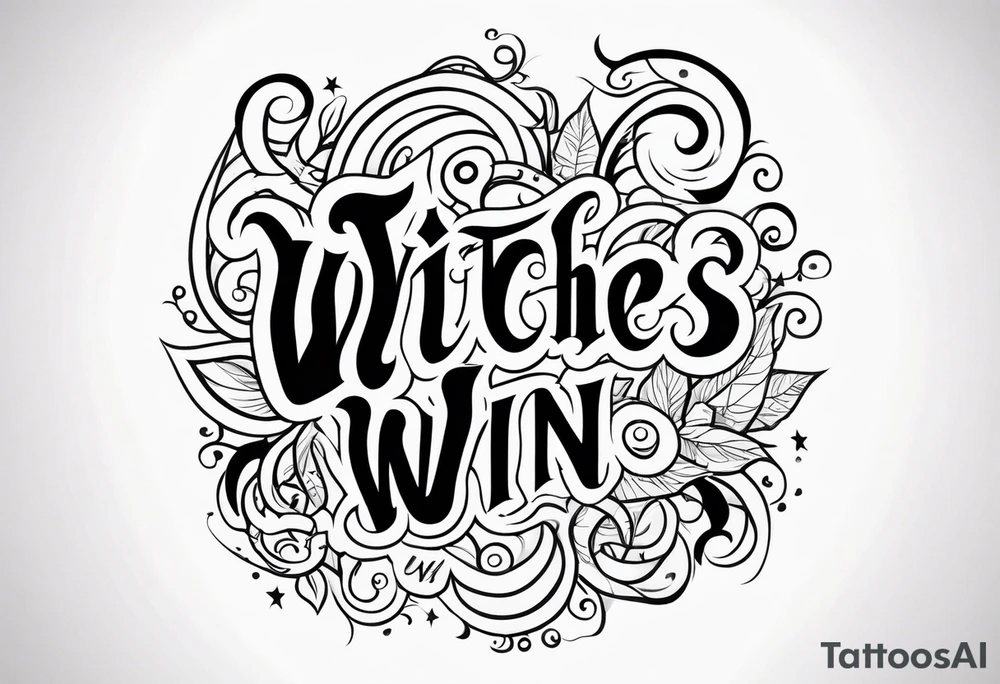 witches win tattoo idea