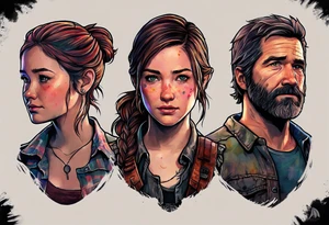 Last of Us firefly tattoo that incorporates Pride colors. I do not want any characters in this tattoo. tattoo idea