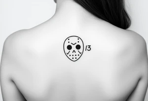 Friday the 13th horror tattoo tattoo idea