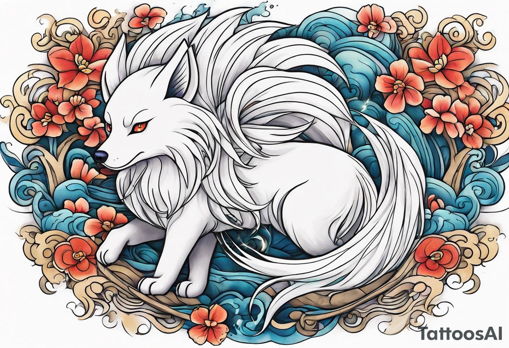 ninetales alola tattoo idea