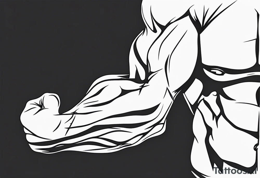 biceps tattoo idea