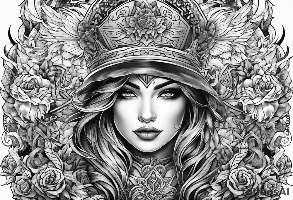 An adventure to live, battle to fight, beauty to love tattoo idea