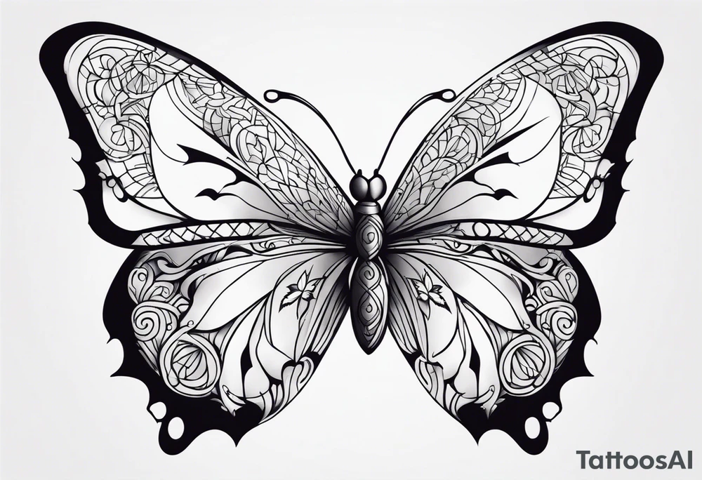 butterfly tattoo idea